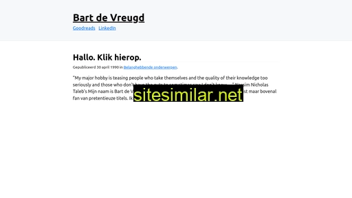bartdevreugd.nl alternative sites
