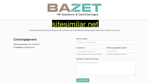 bazet.nl alternative sites