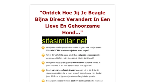beagletraining.nl alternative sites