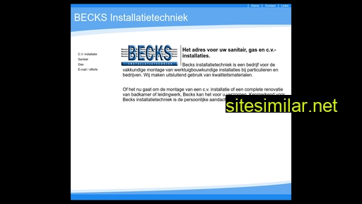 becksinstallatietechniek.nl alternative sites