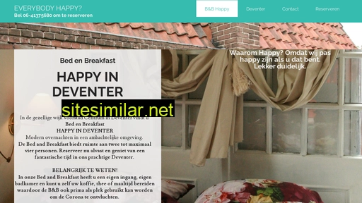 bedandbreakfast-happy-in-deventer.nl alternative sites