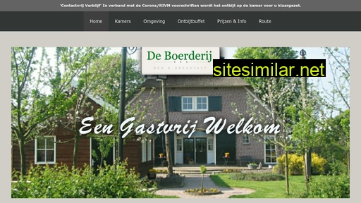 bedandbreakfastdeboerderij.nl alternative sites