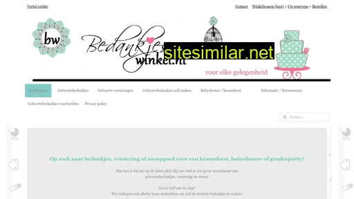 bedankjeswinkel.nl alternative sites