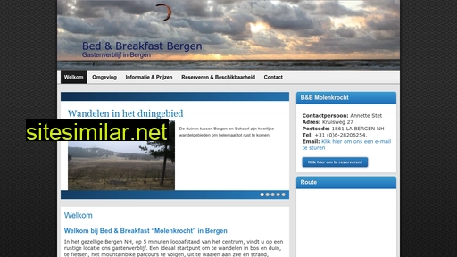 bedbreakfastbergen.nl alternative sites