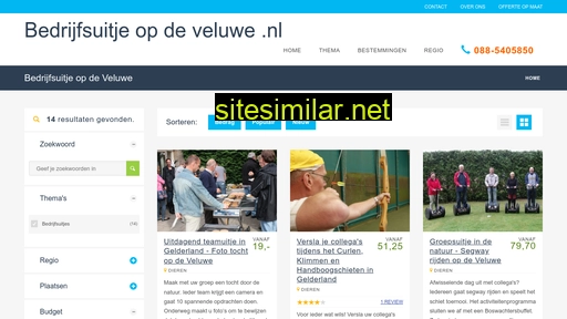 bedrijfsuitjeopdeveluwe.nl alternative sites