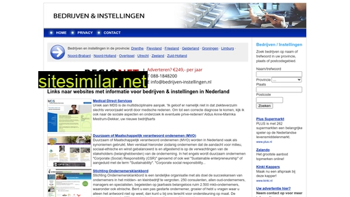 bedrijven-instellingen.nl alternative sites