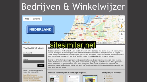 bedrijvenadressen.nl alternative sites