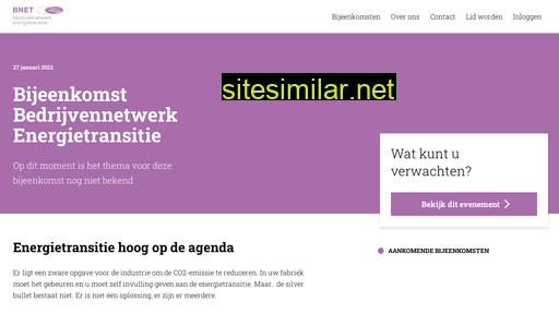 bedrijvennetwerkenergietransitie.nl alternative sites