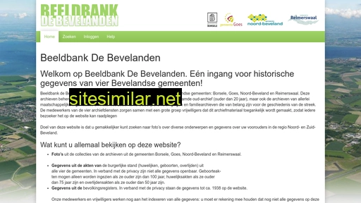 beeldbankdebevelanden.nl alternative sites