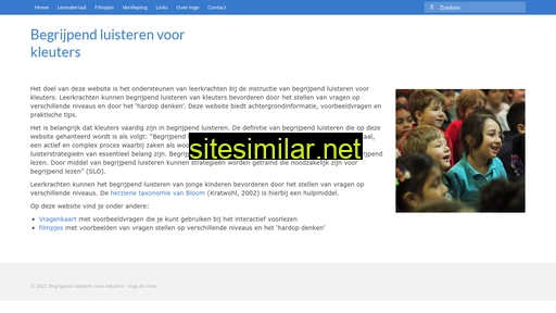 begrijpendluisterenvoorkleuters.nl alternative sites