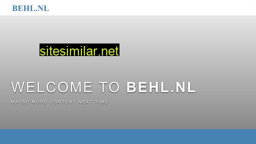 behl.nl alternative sites
