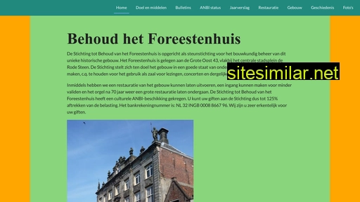 behoudhetforeestenhuis.nl alternative sites