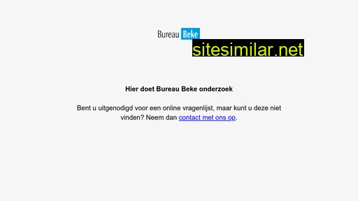bekevragenlijst.nl alternative sites