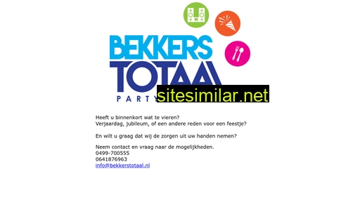 bekkerstotaal.nl alternative sites