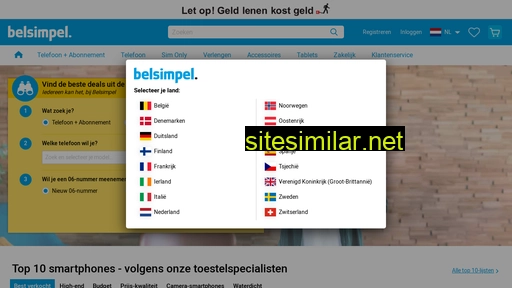 belsimpel.nl alternative sites