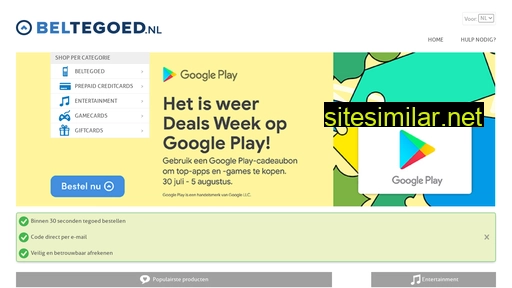 beltegoed.nl alternative sites