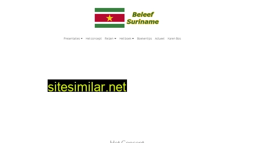 beleefsuriname.nl alternative sites