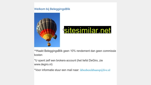 beleggingsblik.nl alternative sites
