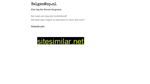 belgenmop.nl alternative sites