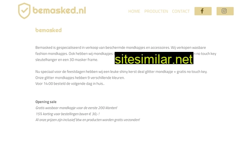 bemasked.nl alternative sites