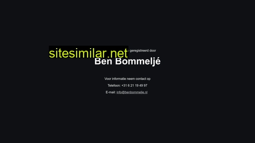 benbommelje.nl alternative sites