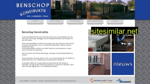 benschopkonstruktie.nl alternative sites