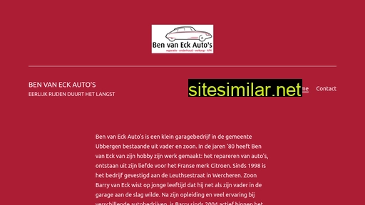 benvaneckautos.nl alternative sites