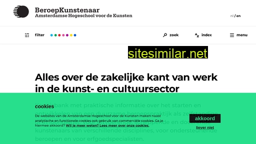beroepkunstenaar.nl alternative sites