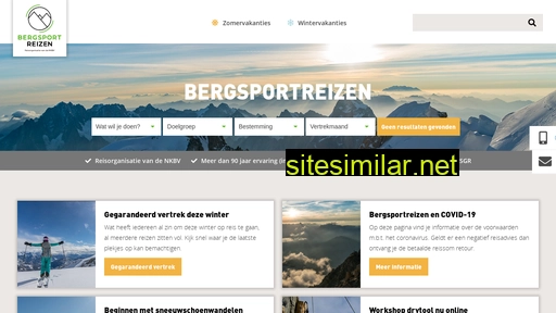 bergsportreizen.nl alternative sites