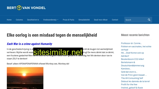 bertvanvondel.nl alternative sites
