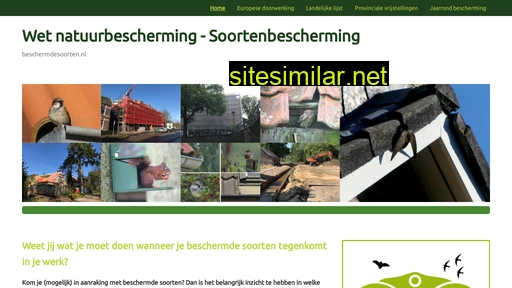 beschermdesoorten.nl alternative sites