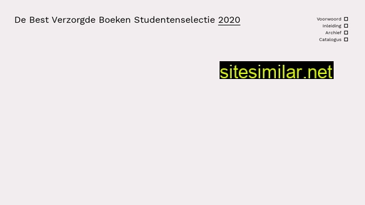 bestverzorgdeboeken-studentenselectie.nl alternative sites