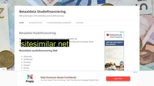betaaldatastudiefinanciering.nl alternative sites