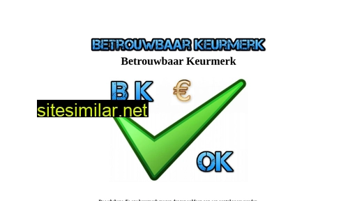 betrouwbaarkeurmerk.nl alternative sites