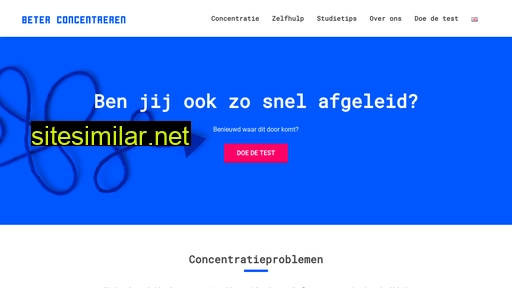 beterconcentreren.nl alternative sites
