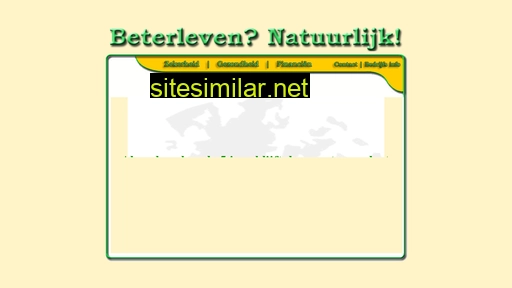 beterleven-natuurlijk.nl alternative sites