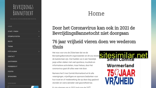 bevrijdingsbannetocht.nl alternative sites