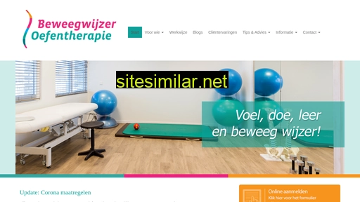 beweegwijzeroefentherapie.nl alternative sites