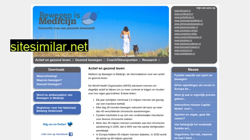 bewegenismedicijn.nl alternative sites