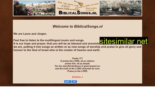 biblicalsongs.nl alternative sites