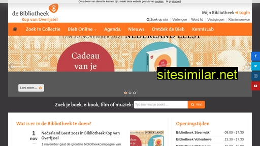 bibliotheekkopvanoverijssel.nl alternative sites