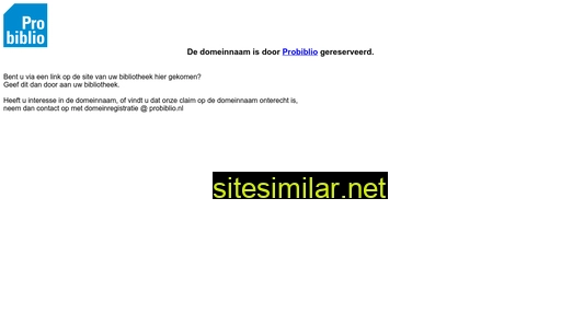 bibliotheeknieuwsbrief.nl alternative sites