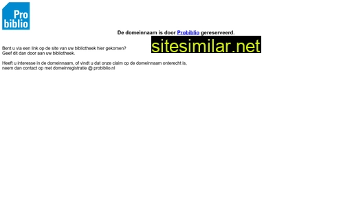 bibliotheeksite.nl alternative sites