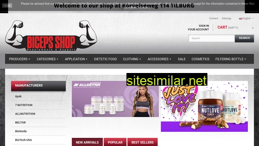 bicepsshop.nl alternative sites