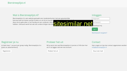 bierstreeplijst.nl alternative sites