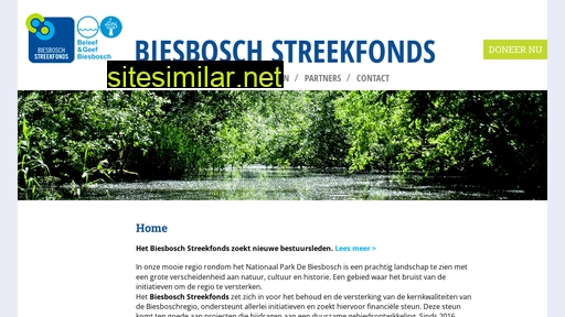biesboschstreekfonds.nl alternative sites