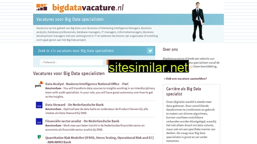 bigdatavacature.nl alternative sites