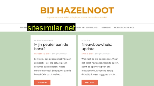 bijhazelnoot.nl alternative sites