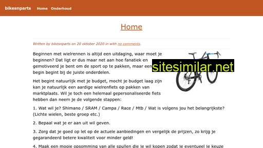 bikesnparts.nl alternative sites