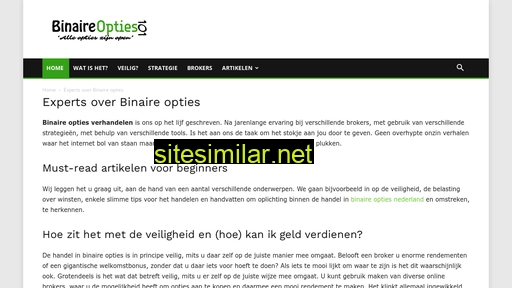 binaireopties101.nl alternative sites